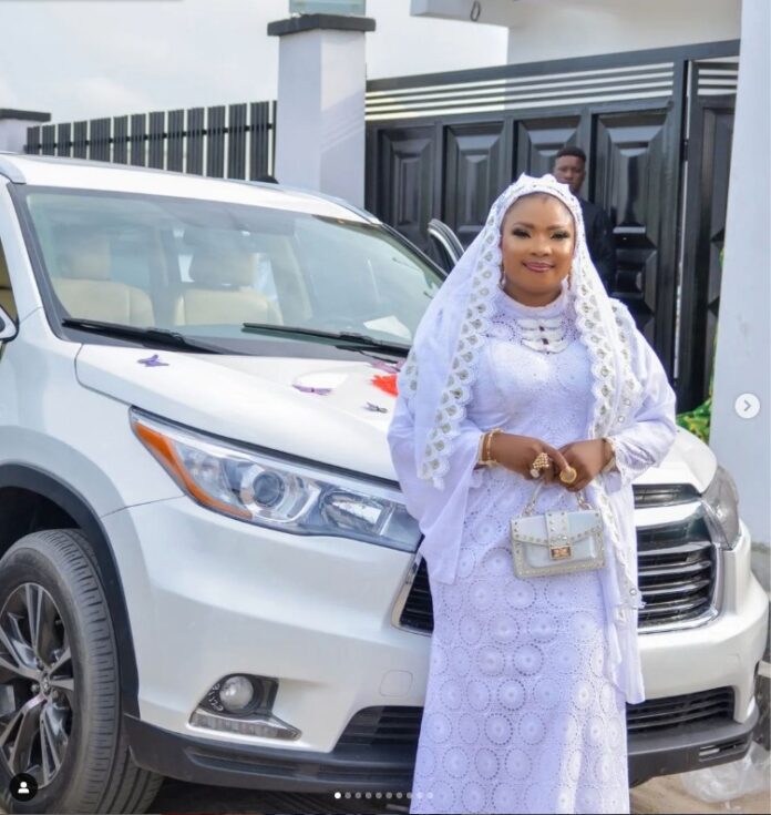 Nollywood Actress, Laide Bakare Acquires Two Cars [Photo]